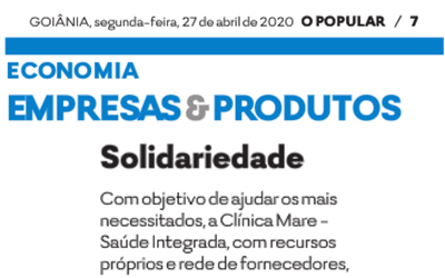 Solidariedade: Clínica Mare doa 1,2 toneladas de alimentos